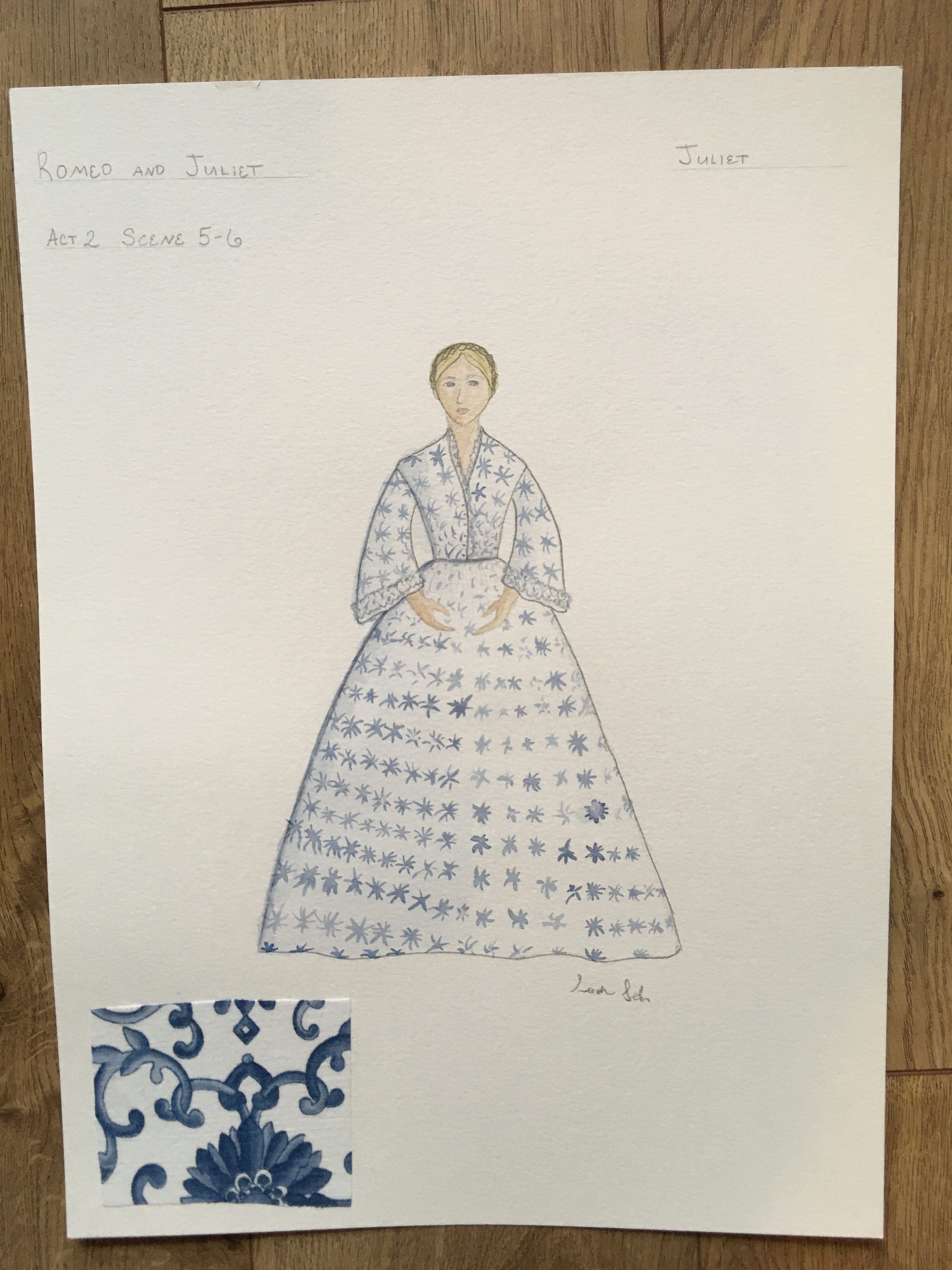 Romeo and Juliet juliet costume design