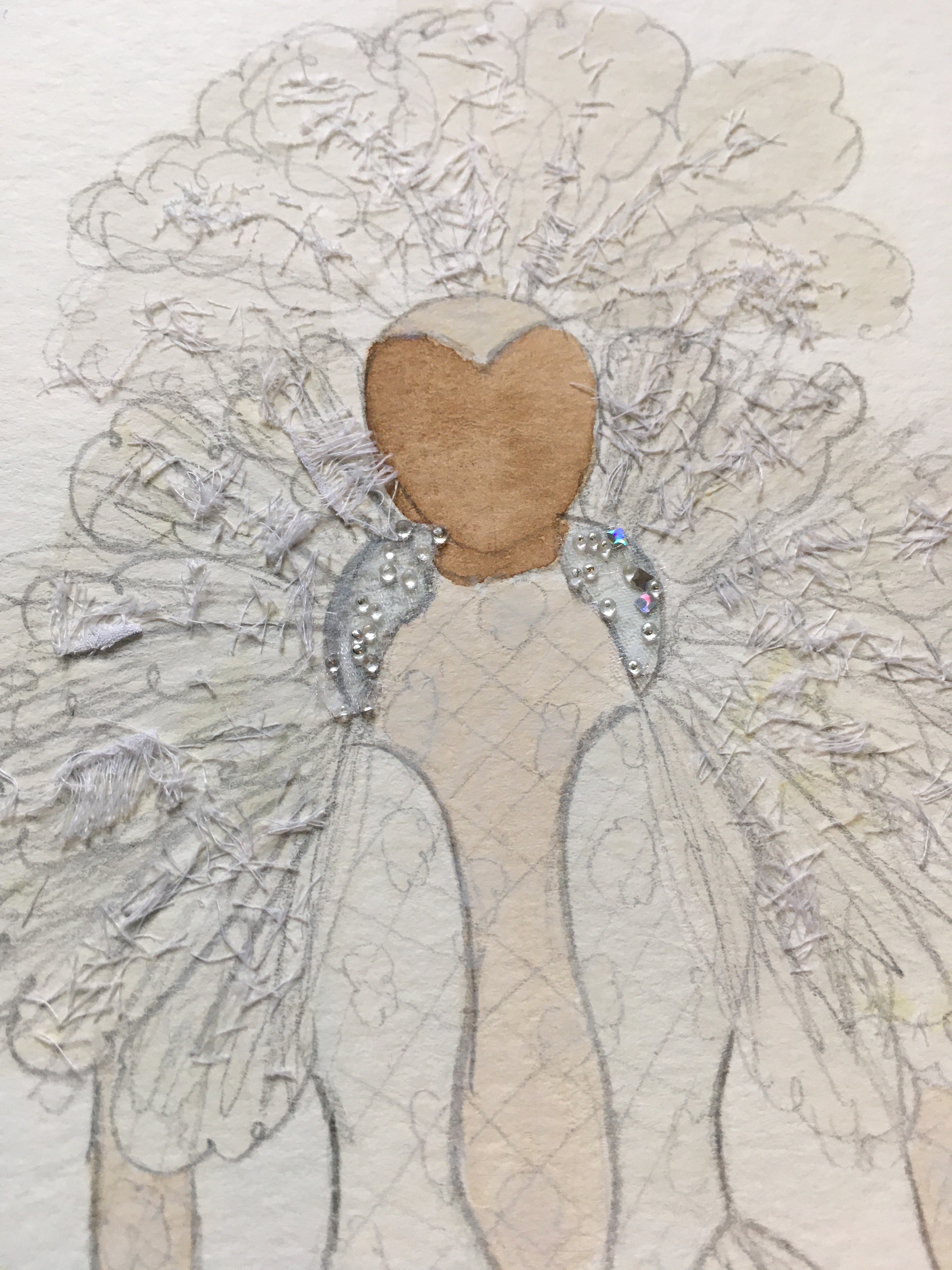 metamorphosis dandelion puff nature costume design close up