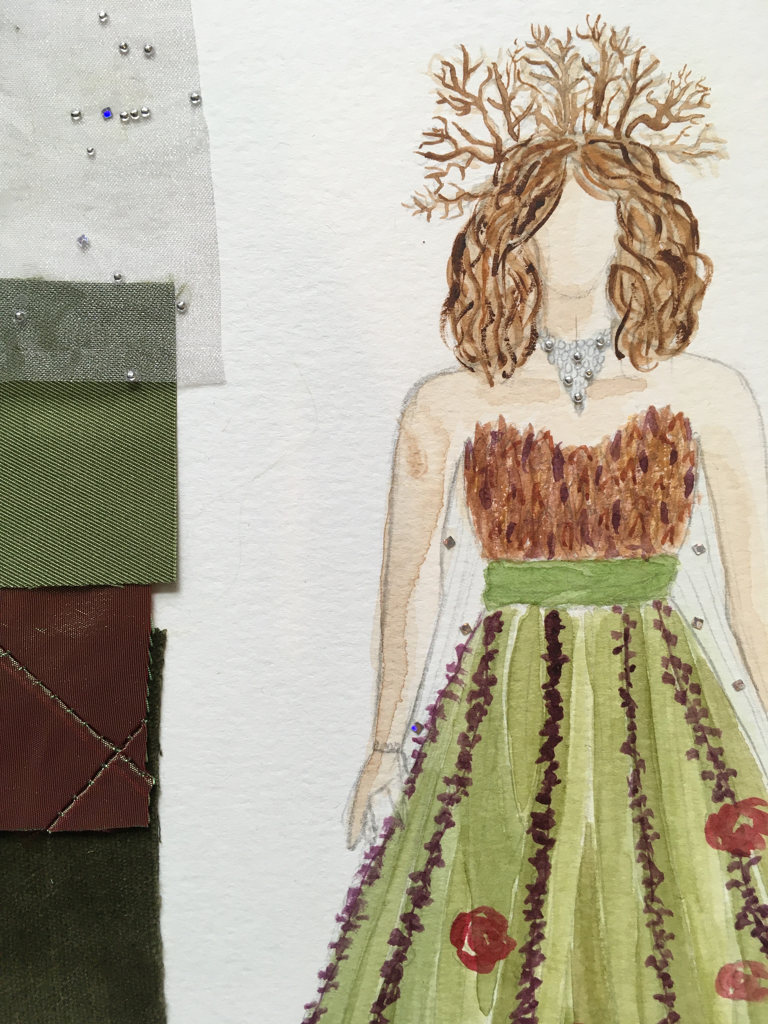 metamorphosis mother nature costume design close up