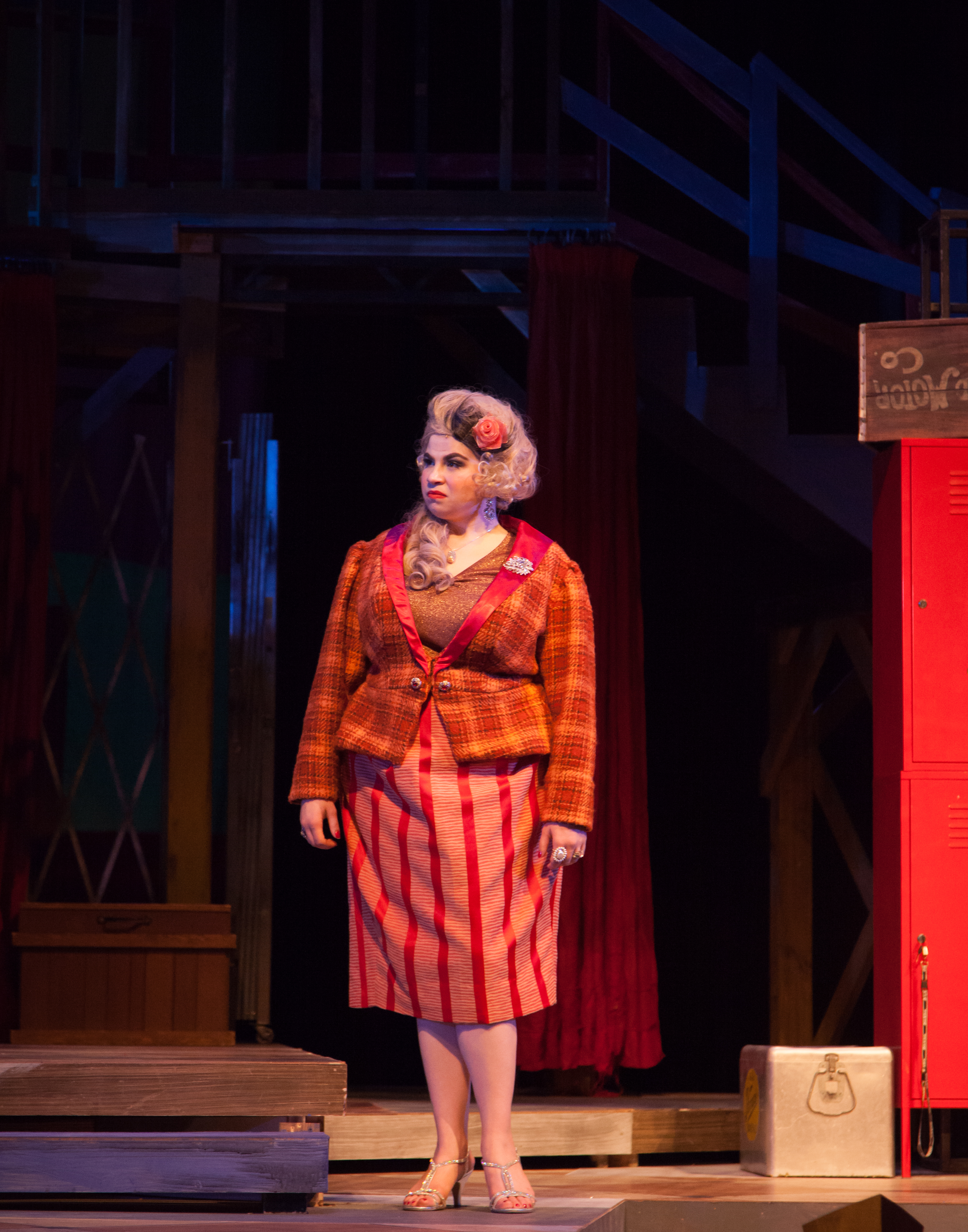 Three penny opera orange costume