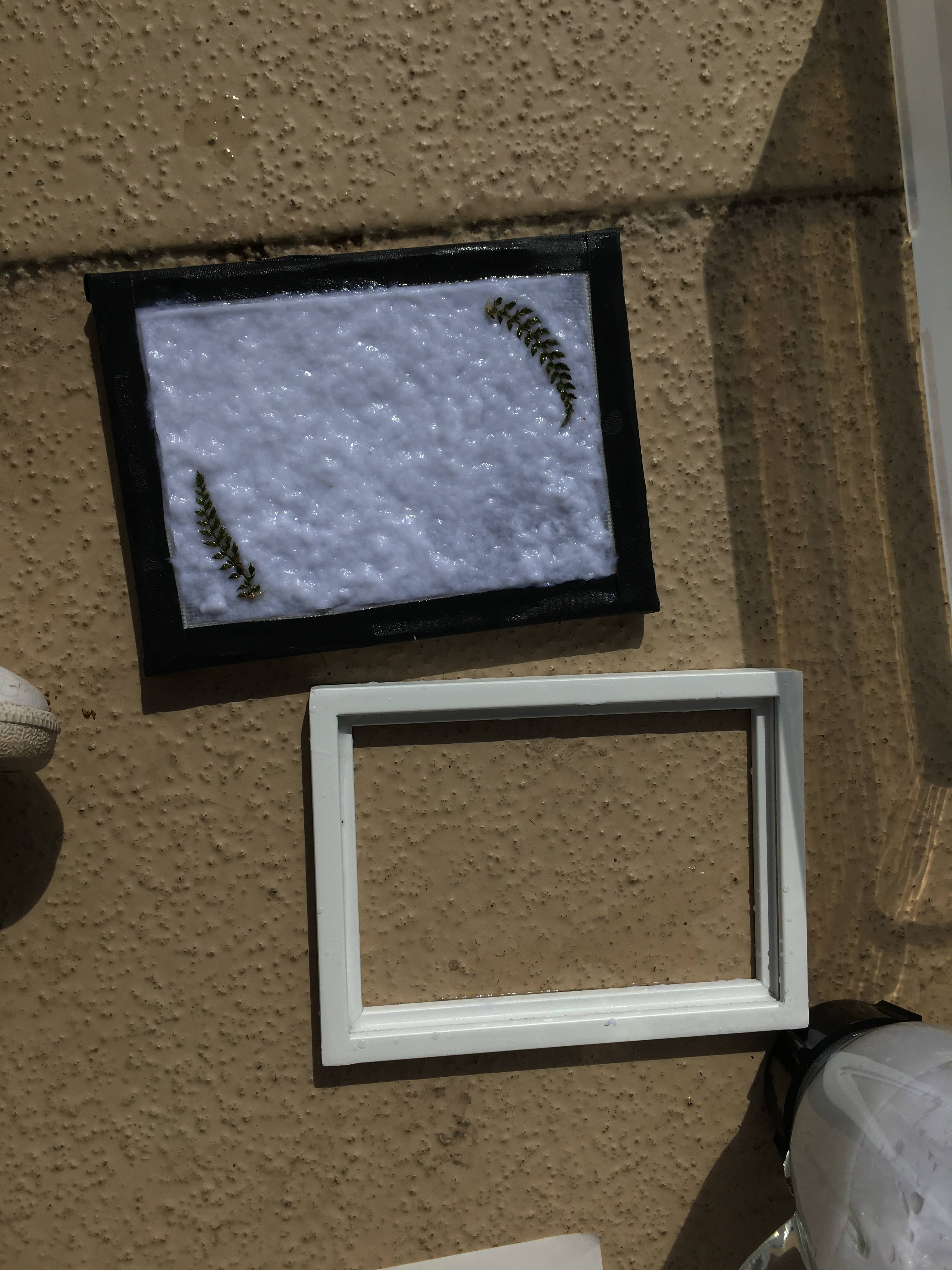 Handmade Paper in Mould and deckle